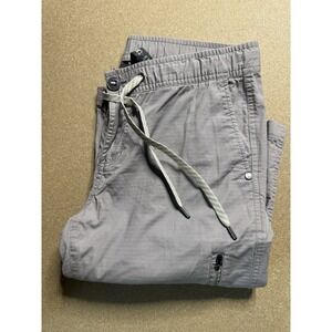 Vuori Ripstop Climber Pants Men S Grey Cotton Blend Slim‎ Cargo Hiking Active